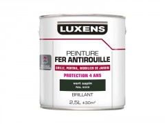 PEINTURE FER VERT SAPIN 2,5L LUXENS