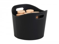 SAC BUCHE GAMMA SIMILI NOIR 39X31CM