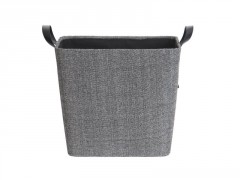 SAC GRANULE TISSU DAMA CARRE GRIS 40X35CM