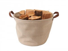SAC BUCHE TEAHUPO TOILE JUTE SABLE 50X34CM