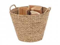 SAC BUCHE JACINTHE PIPA NATUREL 44X34CM