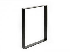 PIED MEUBLE 40X35 ACIER MAT NOIR