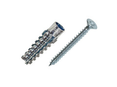 CHEVILLE CARREAU PLATRE 8X38MM + VIS X8