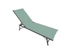 BAIN SOLEIL MALLORCA ACIER ET TEXTILENE VERT CACTUS 4 POSITIONS