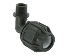 RACCORD COUDE M20X27 D25 POLYETHYLENE