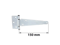 PENTURE ANGLAISE AXE COMP L150 ZINGUE BLANC