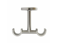 SUPPORT METAL D20 KALI DOUBLE PLAFOND 70MM NICKEL MAT INSPIRE
