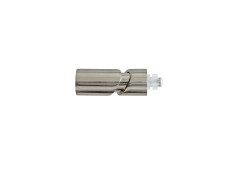EMBOUT METAL D20 GLAM CYLINDRE COUPE CHROME BROSSE INSPIRE X2