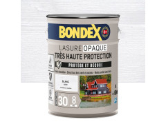LASURE OPAQUE 8 ANS TRES HAUTE PROTECTION BLANC 5L