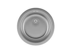 EVIER A ENCASTRER ISEA 1 CUVE DIAMETRE 45CM INOX
