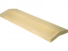 COUVRE-MUR 2 PANS LISSE TON PIERRE 99X30X4CM