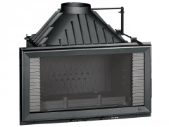 FOYER A BOIS 840 HORIZONTAL AVEC VOLET 12KW