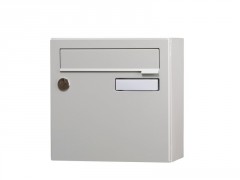 BOITE A LETTRES INTERVAL COMPACT GRIS 7035 BRILLANT