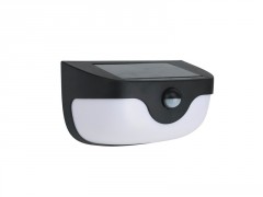 APPLIQUE EXTERIEURE SOLAIRE DETECTION 300LM 4000K NOIR