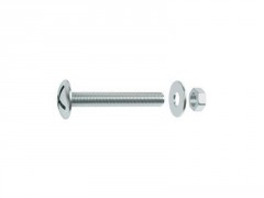 BOULON POELIER TETE FENDUE AZ B18 STANDERS 4X10 X20