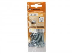 BOULON TETE CYLINDRIQUE PH AZ B14 STANDERS 3X30 X25