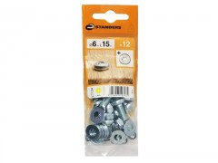 BOULON TETE CYLINDRIQUE PH AZ B14 STANDERS 6X15 X12