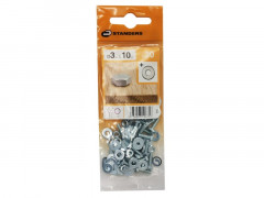 BOULON TETE 6 PANS  AZ B30 STANDERS 3X10 X30