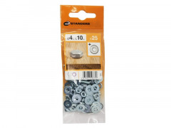 BOULON TETE 6 PANS  AZ B30 STANDERS 4X10 X25