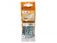 BOULON TETE 6 PANS  AZ B30 STANDERS 4X20 X20