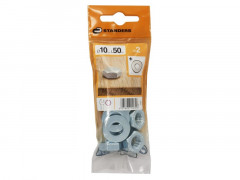 BOULON TETE 6 PANS  AZ B30 STANDERS 10X50 X2
