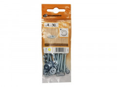 BOULON TETE FRAISEE AZ B12 STANDERS 4X30 X15