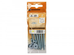BOULON TETE FRAISEE AZ B12 STANDERS 5X60 X6