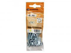 BOULON TETE FRAISEE AZ B12 STANDERS 6X40 X8
