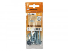 BOULON TETE FRAISEE AZ B12 STANDERS 6X80 X4