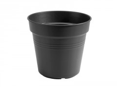 POT PLASTIQUE NOIR DIAMETRE 21