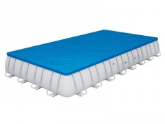 BACHE A BULLES RECTANGULAIRE POWERSTEEL BESTWAY 280 X 180 CM