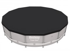 BACHE POUR PISCINE RONDE TUBULAIRE BESTWAY 427 X 427 CM