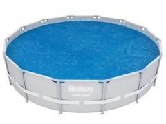 BACHE SOLAIRE ROND ACIER BESTWAY DIAMETRE 466 CM