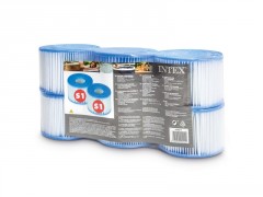 CARTOUCHE FILTRANTE S INTEX POUR PURE SPA LOT DE 6