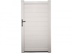 PORTILLON ALU BLANC PLEIN LAO 1X1,70M