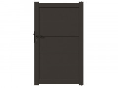 PORTILLON ALU GRIS PLEIN HEZO 1X1,70M