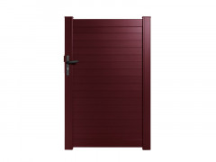 PORTILLON ALU ROUGE PLEIN CONCARNEAU 1X1,53M
