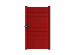 PORTILLON ALU ROUGE PLEIN LAO 1X1,70M
