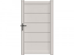 PORTILLON ALU BLANC PLEIN HEZO 1X1,70M
