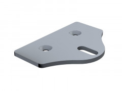 ETRIER FIXATION BARREDAGE ALU 5X10CM