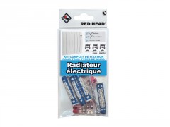 KIT FIXATION RADIATEUR AVEC BORNE DE CONNEXION