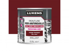 PEINTURE FER EXTERIEUR ROUGE BRILLANT 0,5L
