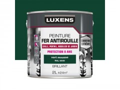PEINTURE FER EXTERIEUR VERT MOUSSE BRILLANT 2L