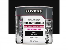 PEINTURE FER EXTERIEUR NOIR BRILLANT 2L