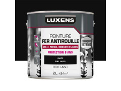 PEINTURE FER EXTERIEUR NOIR BRILLANT 2L