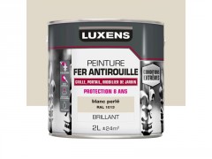 PEINTURE FER EXTERIEUR BLANC PERLE BRILLANT 2L