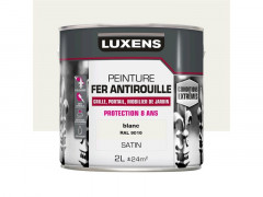 PEINTURE FER EXTERIEUR BLANC SATINE 2L
