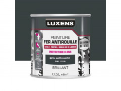 PEINTURE FER EXTERIEUR GRIS ANTHRACITE BRILLANT 0,5L