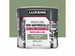 PEINTURE FER EXTERIEUR VERT PROVENCE BRILLANT 2L