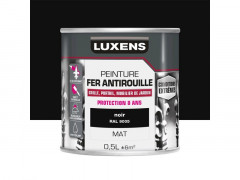 PEINTURE FER EXTERIEUR NOIR MAT 0,5L